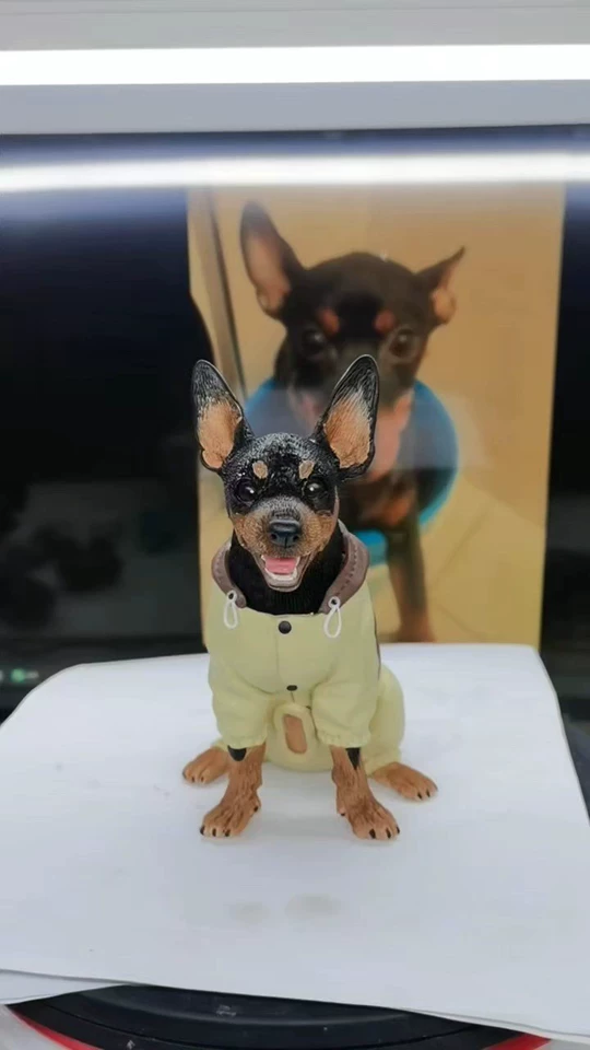 My dog's spirit captured perfectly! — custom collectible doll